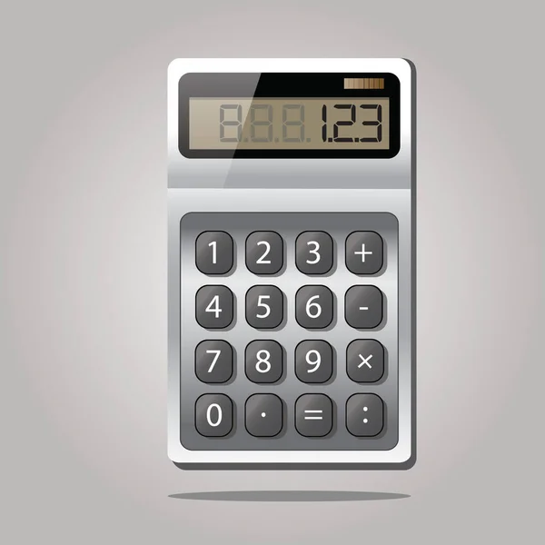 Calculator Design Vector Illustratie — Stockvector