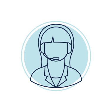 Müşteri hizmetleri yürütme vektörü 