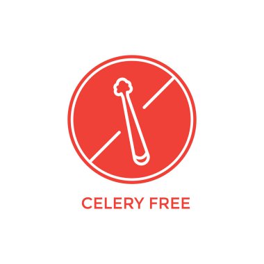 Kerevizsiz etiket düz simgesi, vektör illüstrasyonu