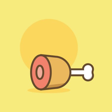 yiyecek ikonu vektör illüstrasyonu