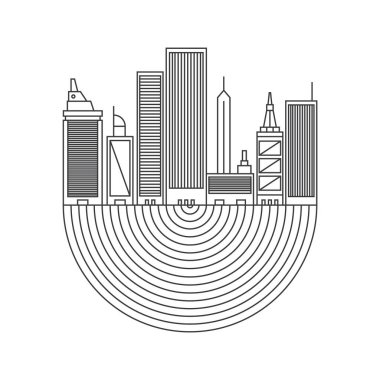 Vektör illüstrasyonu, simge ögesi arkaplanı