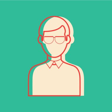 İnsan biçimlendirilmiş vektör illüstrasyonu