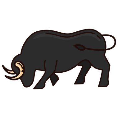 Basit modern tasarımın vektör çizimi