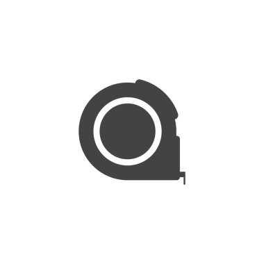 Teyp ölçüsü biçimlendirilmiş vektör çizimi