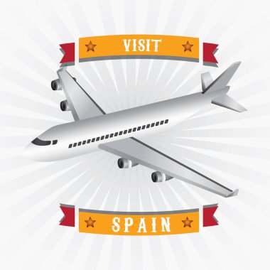 Seyahat simgesinin vektör illüstrasyonu