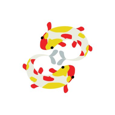 Şirin bir balığın vektör çizimi