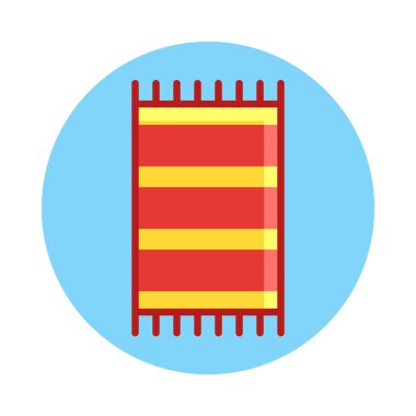 Uzun gölge simgesinin vektör illüstrasyonu