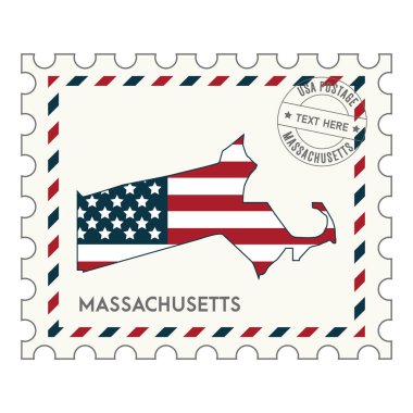 Hollanda bayrağının resmi olan posta pulu.