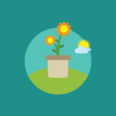 Basit modern tasarımın vektör çizimi