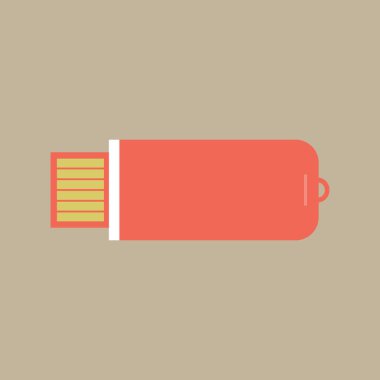 usb flash disk, tasarım vektör çizimi