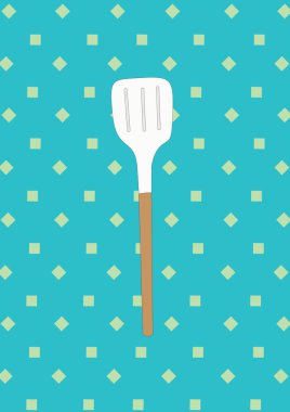 Spatula, biçimlendirilmiş vektör çizimi