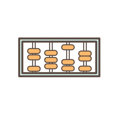 Satır simgesinin vektör illüstrasyonu