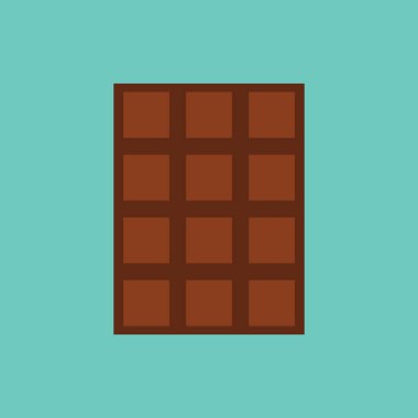 çikolata çubukları ikon vektör illüstrasyonu