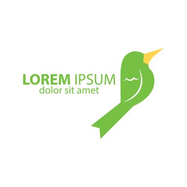 Bir kartvizit veya şirket logosu için bir şablonun vektör çizimi