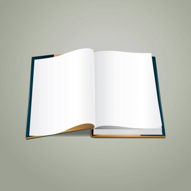 Siyah arkaplan üzerine açılan kitap