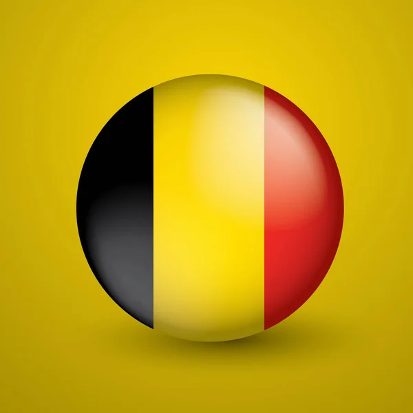 Векторная Иллюстрация Бельгийского Флага — стоковый вектор