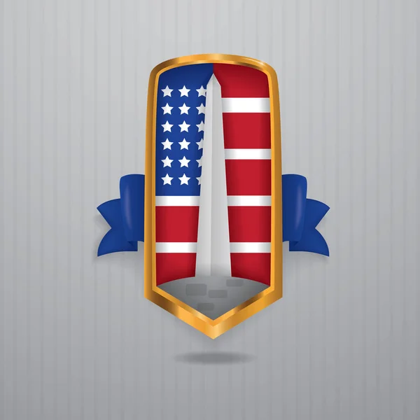 Американський Прапор Стрічка — стоковий вектор
