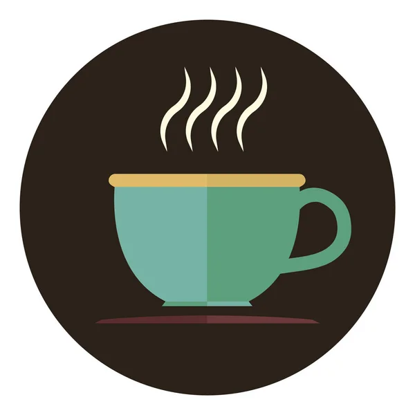 Kávécsésze Ikon Vektor Illusztráció — Stock Vector