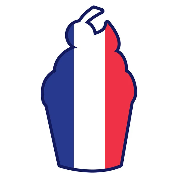 France Illustration Vectorielle — Image vectorielle