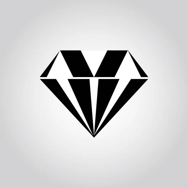Diamantikon Vektorillustration Platt Design Stil — Stock vektor