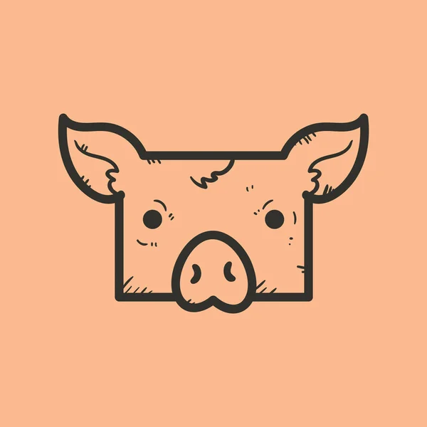 Ilustración Vectorial Diseño Animal — Vector de stock