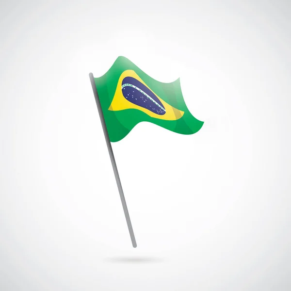 Ícone Bandeira Golfe Ilustração Vetorial — Vetor de Stock