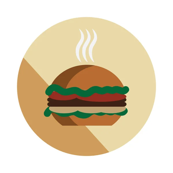 Hamburger Design Vector Illustratie — Stockvector