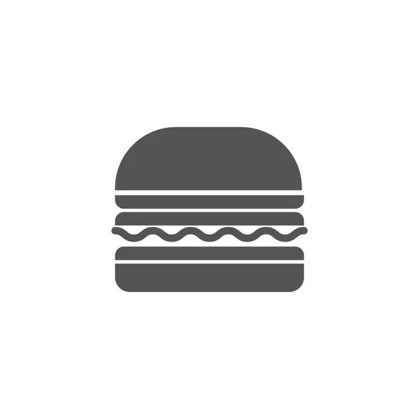 Hamburger Pictogram Vector Illustratie — Stockvector