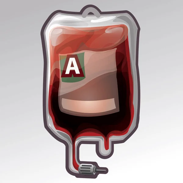 Пакет Крови Группой Крови — стоковый вектор