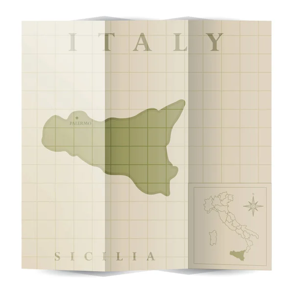 Illustrazione Vettoriale Dell Icona Della Mappa — Vettoriale Stock