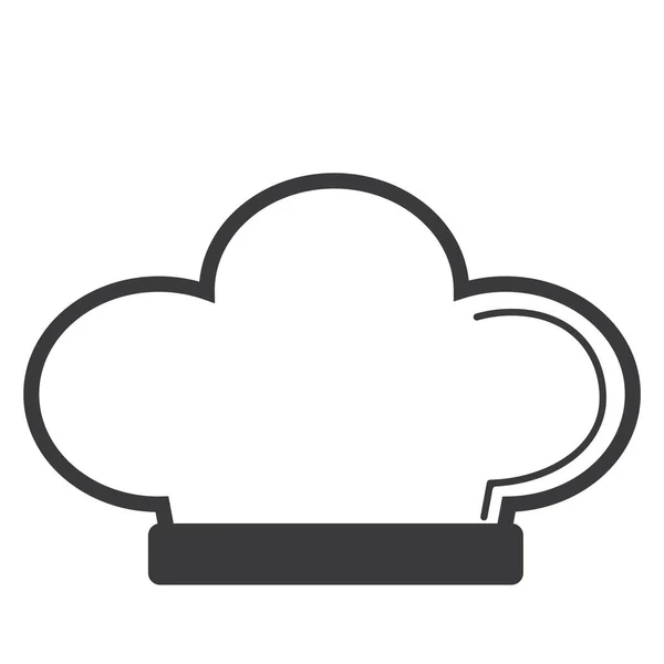 Ilustración Vectorial Del Icono Nube — Archivo Imágenes Vectoriales