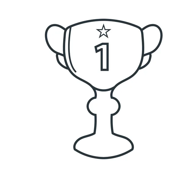 Trophy Vektor Illustration — Stock vektor