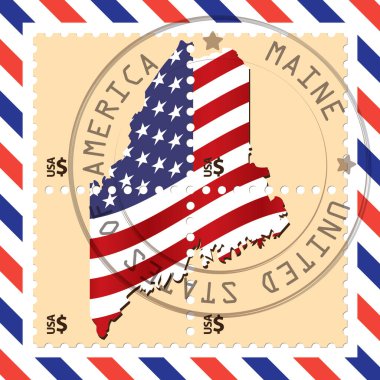 ABD şablonu, vektör illüstrasyonu