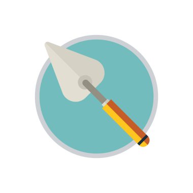 Çekicin karikatür simgesinin vektör çizimi