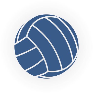 Voleybol düz ikonu, vektör illüstrasyonu