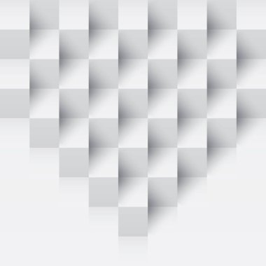 Beyaz küplerle soyut arkaplan