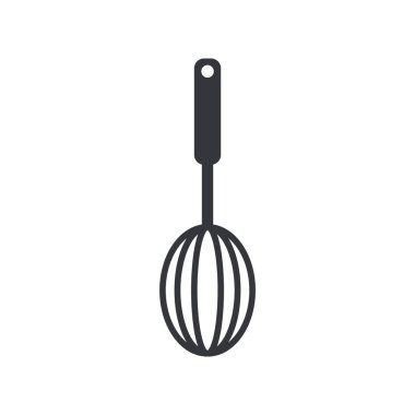 Mutfak aleti simgesi. Yemek sembolü. vektör illüstrasyonu