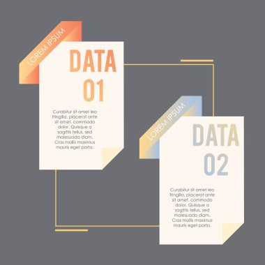 Bilgi grafiği şablonu, vektör illüstrasyonu