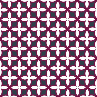 Geometrik şekilli kusursuz desen. vektör illüstrasyonu