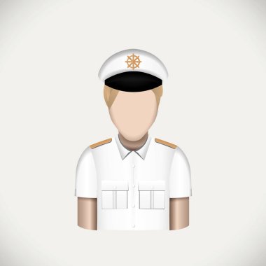 Üniformalı bir polisin vektör çizimi