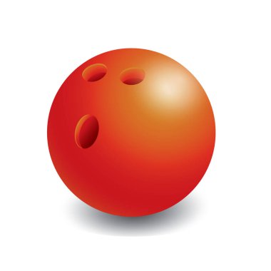 Bowling lobutları düz simge, vektör illüstrasyonu