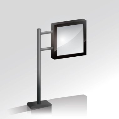 Sokakta boş ilan panosu