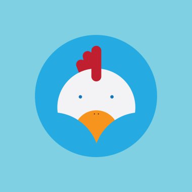 Şirin bir bebek simgesinin vektör çizimi