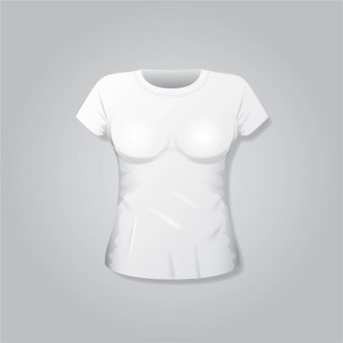 Tişört şablonu. vektör illüstrasyonu