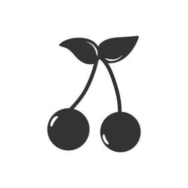 Kirazlar biçimlendirilmiş vektör çizimi