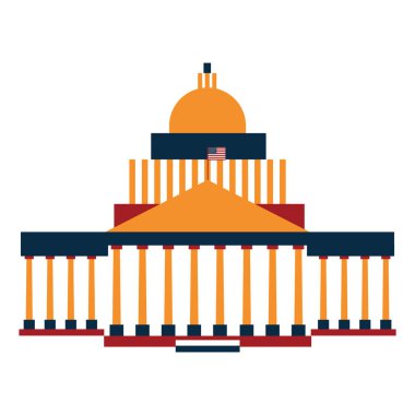 Modern yapı simgesinin vektör illüstrasyonu