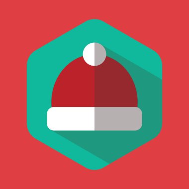 Noel tebrik kartı şablonu, renkli vektör çizimi