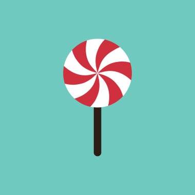 Şeker simgesinin vektör illüstrasyonu