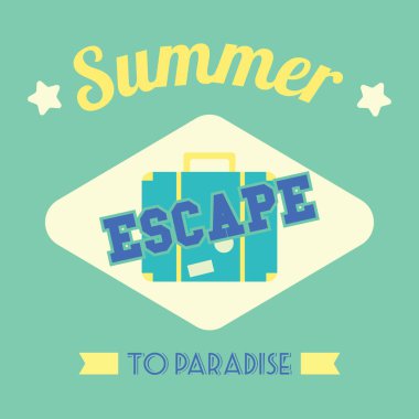 Poster şablonu, vektör illüstrasyonu