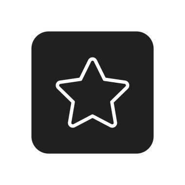 yıldız simgesi vektör illüstrasyonu